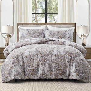 布団カバー 3点セット ピーチスキン加工 活性染料プリント ポリエステル 北欧風 木目調 抽象 ペイズリー柄 幾何学模様 掛け布団カバー ベッドリネン シングル セミダブル ダブル クイーン