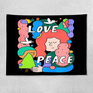 タペストリー かわいい 北欧風 風景柄 景色 リビング 寝室 書斎 ダイニング 壁掛け ウォールアート 目隠し おしゃれ 大判 インテリア 背景布 装飾クロス ポリエステル製