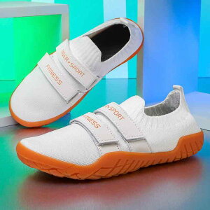 フィットネスシューズ メンズ レディース 通気性 軽量 滑り止め マジックテープ ソフトソール ジム トレーニング ランニング ヨガ 縄跳び デッドリフト 筋トレ フライニットアッパー 天然ゴ