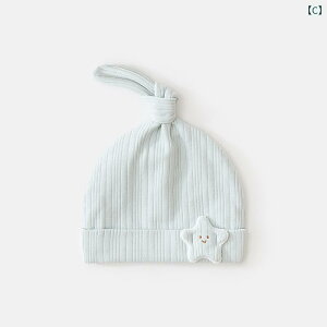 ベビー帽子 新生児 ベビー 赤ちゃん 0-6ヶ月 つむじ保護 二重構造 綿100% 柔らかい 肌に優しい 通気性 吸湿性 保温性 シンプル 春秋