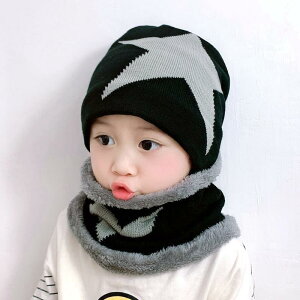 ニット帽 メンズ ネックウォーマー セット 裏起毛 防寒 保温 耳あて付き 星柄 カジュアル アクリル製 暖かい 厚手 防風 秋冬 アウトドア スキー スノボ 通勤 通学