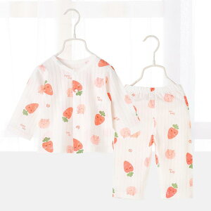 キッズ 肌着 ベビー 赤ちゃん 男児 女児 吸湿速乾 柔らかい肌触り 薄手 綿100% 春秋 上下セット セパレート パジャマ ルームウェア 部屋着 丸首 クルーネック かわいい 動物柄