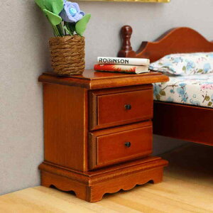 �h�[���n�E�X�p�Ƌ� 1/12�X�P�[�� ���킢�� ������� �Q���p �~�j�`���A�͌^ �x�b�h�T�C�h�e�[�u�� ���̖ؐ� �I�F �A�����J���X�^�C��