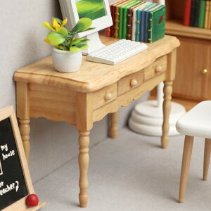 �h�[���n�E�X�p 1/12�X�P�[�� �~�j�`���A�Ƌ� ���� �f�X�N �� �����o���t�� �I�[�N�� �ؐ� �i�`�������E�b�h�J���[ ���_�� �V���v�� �u�� �C���e���A