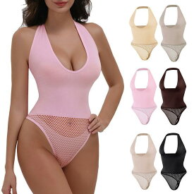 補正下着 レディース 無縫製 Tバック お腹 引き締め ウエスト シェイプアップ ヒップアップ 美尻 セクシー 透かし編み ボディスーツ ボディシェイパー オールシーズン