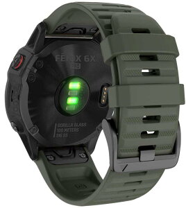 26mm �V���R���E�H�b�`�o���h �ւ��x���g �͂ɓK�� GARMIN(�K�[�~��)Fenix 7X / Fenix 6X / Fenix 5X / Enduro 2 / epix Pro 51mm / D2 Delta PX�p ���� �x���g �N�C�b�N�����[