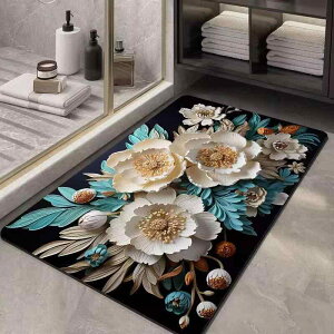 ���փ}�b�g 3D���̉ԕ� �h�� �z�� ����~�߉��H ����ɂ��� �������ȒP �}�C�N���t�@�C�o�[ �ӂ�ӂ� �����p �L�b�`�� ���� �x�����_ �����}�b�g
