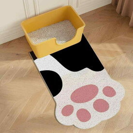 玄関マット 滑り止め かわいい 猫 肉球 コイルマット 泥落とし 屋外 屋内 洗える エントランスマット ドアマット 家庭用 お手入れ簡単