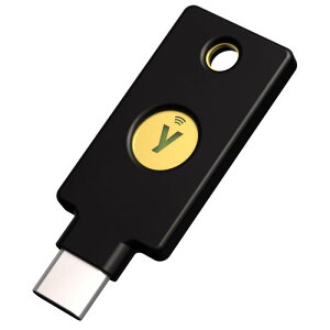 Yubico �Z�L�����e�B�L�[ YubiKey 5C NFC USB-C/FIDO2/WebAuthn/U2F/2�i�K�F��/���ϋv��/�ϏՌ���/�h��