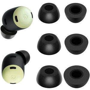 A-Pcas �C���[�s�[�X google pixel Buds Pro �p Pixel Buds Pro �C���z���p �|���E���^���t�H�[���f�� �m�C�Y�L�����Z���ᔽ���C���[�s�[�X 3�y�A�Z�b�g
