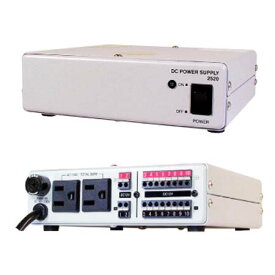 PS-2520 防犯カメラ専門店 カメラ用集中電源（PS-2520） DC12V出力、連続5A シンプルなコンパクト設計 ACを必要とするシステムにも供給可能 コンセントを設置（2ケ） 保護回路有り セキュ・カメダイ