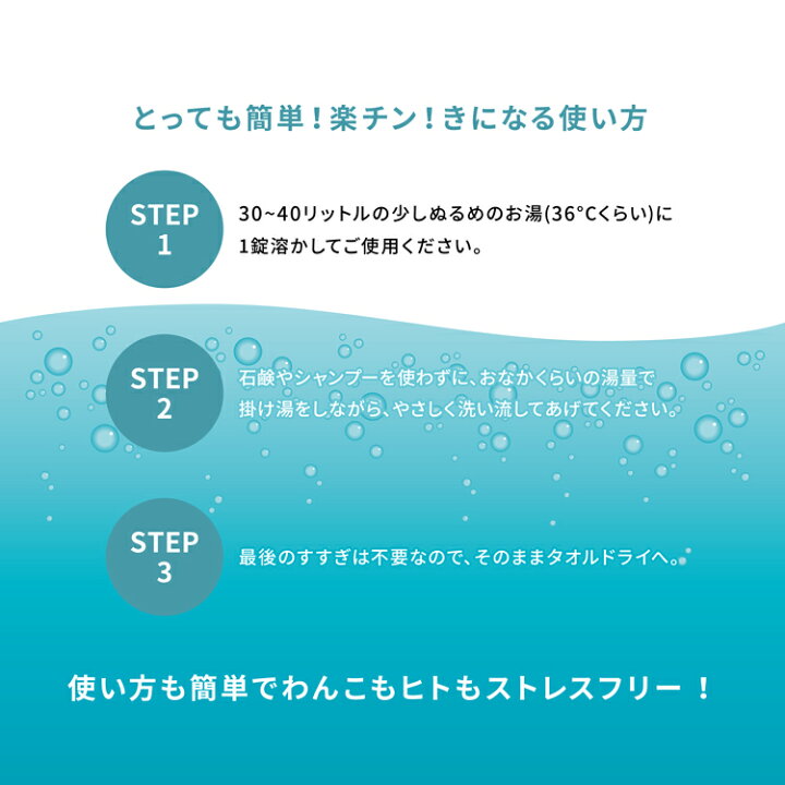 即発送可能 重炭酸イオンケア浴剤 100錠 グルーミングタブ その他