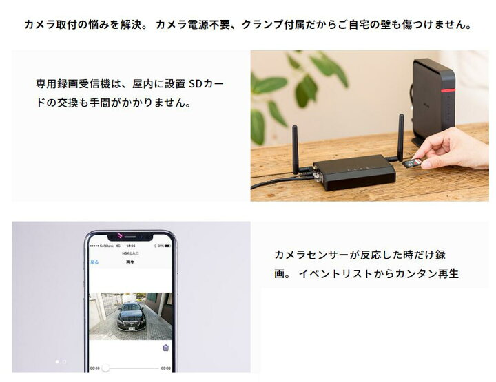 楽天市場】アパートマンション賃貸向け防犯カメラ ソーラーバッテリー 