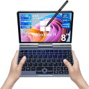 ＼時間限定1000円クーポン配布中／ミニPC Windows 11 ミニノートパソコン 8インチ HD 小型ノートPC タッチスクリーン 360回転 ポータブル 2in1 コンピューター Intel N100 12GB LPDDR5 1TB/512GB SSD 2MPカメラ WiFi6 BT5.2 HDMI Type-c