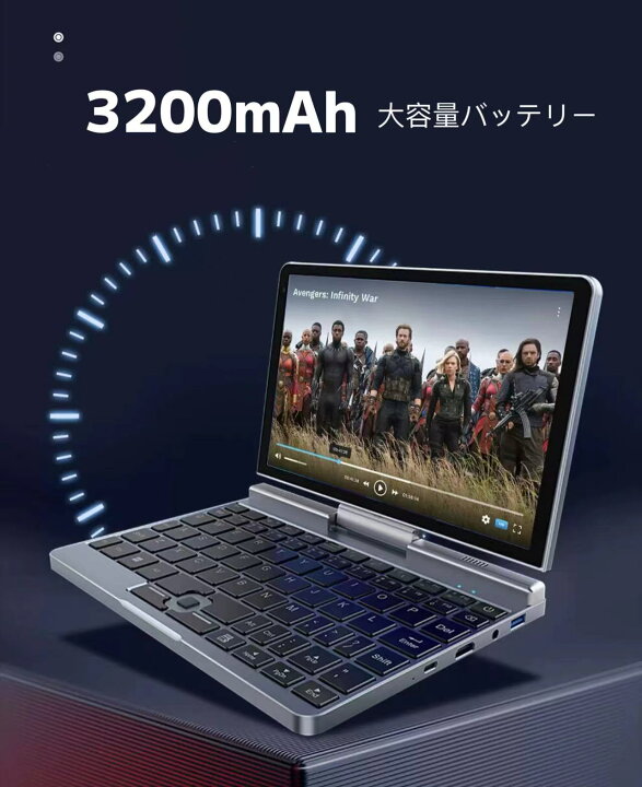 楽天市場】ミニPC Windows 11 ミニノートパソコン 8インチ HD 小型 