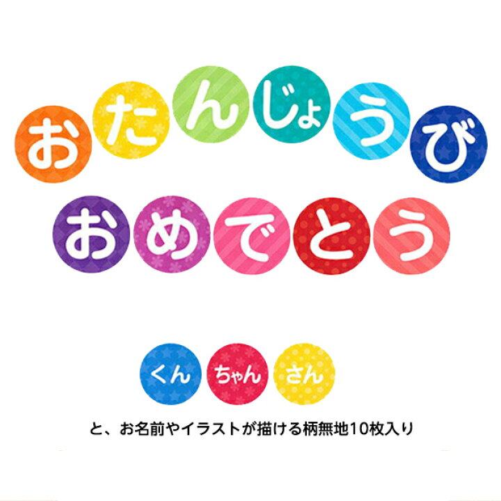 楽天市場 メール便 日本郵便 なら送料無料 Seecatch 静電気で貼るデコシール おたんじょうび おめでとうhappybirthday ｓｅｅｃａｔｃｈ