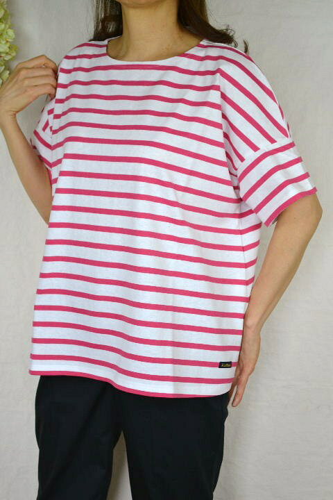 楽天市場 Le Minor ルミノア ボーダーカットソー Tシャツ ホワイト ピンク Blanc Rose Fluo Seed シード 楽天市場 Le Minor ルミノア ボーダーカットソー Tシャツ ホワイト ピンク Blanc Rose Fluo Seed シード