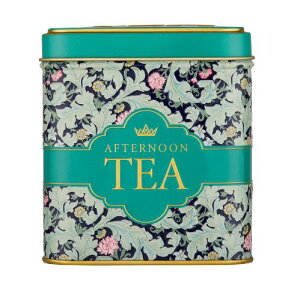 【NEW ENGLISH TEA】ニューイングリッシュティー タペストリースクエアーティー缶 (ティーバッグ 紅茶)