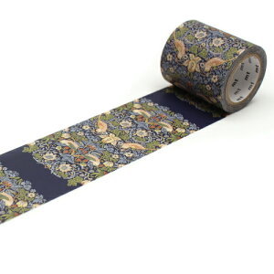 mt Morris &Co. ウィリアム・モリス マスキングテープStrawberry Thief Indigo /Mineral