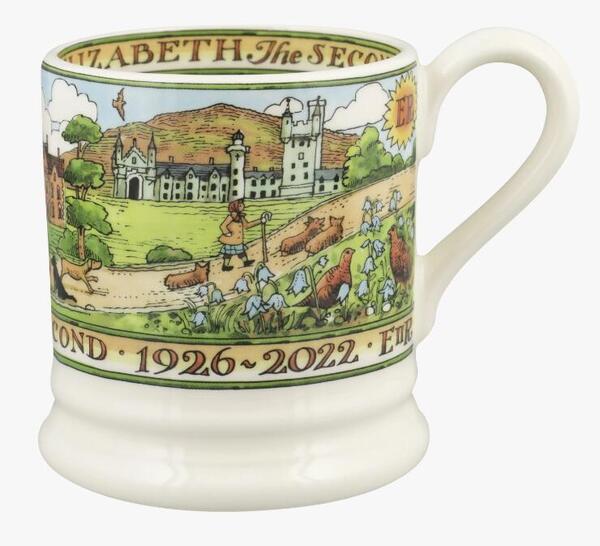 【最安値挑戦】 英国ブランド エマブリッジウォーターEmma Bridgewater マグカップ Queen Elizabeth II Golden Years 1 2 Pint Mug