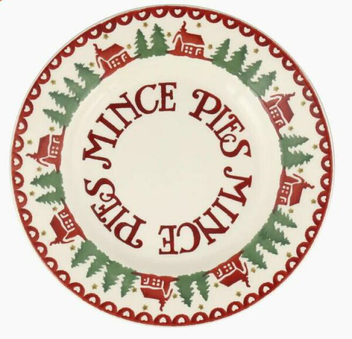 楽天市場】Emma Bridgewaterエマブリッジウォーター プレート22cm(Christmas Cabin Mince Pies 8 1/2 Inch Plate) : Seed (シード) 楽天市場】Emma Bridgewaterエマブリッジウォーター プレート22cm(Christmas Cabin Mince Pies 8 1/2 Inch Plate) : Seed (シード)