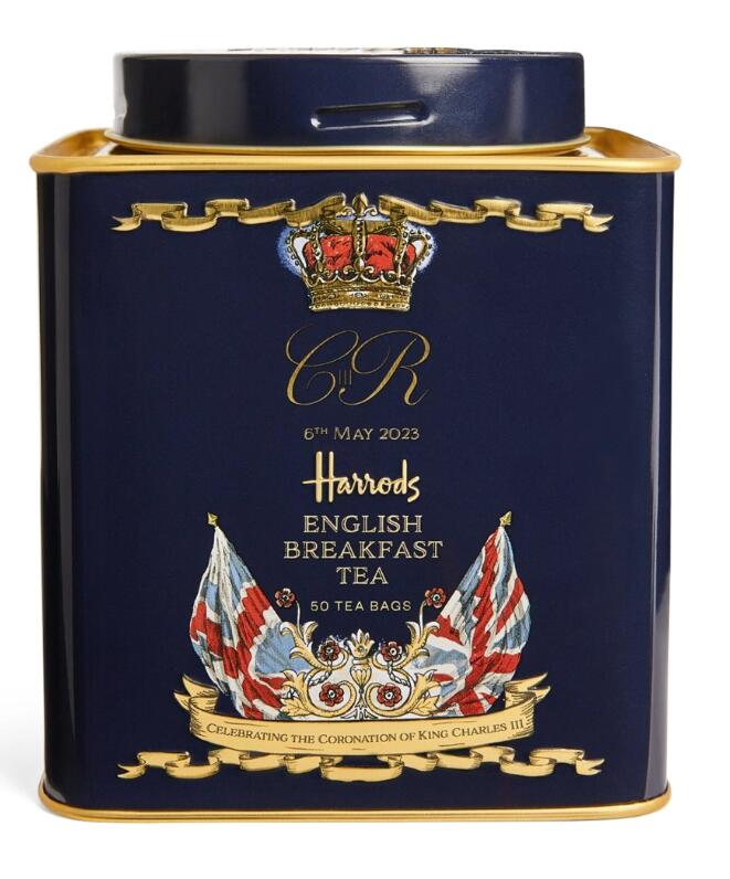 Harrodsハロッズ Coronation Blend English Breakfast Tea (50 Tea Bags)コロネーションブレンドイングリッシュブレックファーストティー（50ティーバッグ）