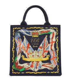 HarrodsハロッズSmall King’s Coronation Tote Bag　キングチャールズコロネーショントートバッグ（スモールサイズ）