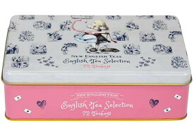 【NEW ENGLISH TEA】不思議の国のアリス クラシック　アイボリー 72TB　 3種セット ティーバッグ(紅茶)