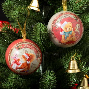 caffarel カファレル  クリスマス オーナメント2缶セット チョコレート【クリスマス2025】