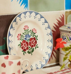 Emma BridgewaterG}ubWEH[^[ v[g27cm Antique Roses 10 1/2 Inch Plate p@CMX