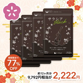 【福袋2026】12/24開始★クーポンで2,222円！サラシアブラック 約12ヶ月分