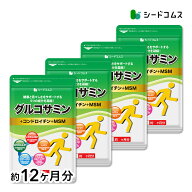 2型コラーゲン配合グルコサミン＆コンドロイチン＆MSM 約12ヶ月分 サプリ サプリメント 健康 グルコサミ…