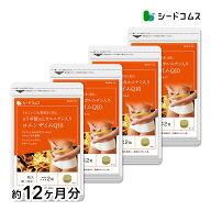 コエンザイムQ10 α-リポ酸 L-カルニチン 葉酸 約12ヶ月分 サプリ サプリメント ダイエット 美容 カルニ…