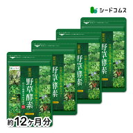 野草酵素 約12ヶ月分 ダイエット 酵素サプリ カプセル 野菜 野草 果物 発酵 熟成 ダイエットサプリ　送料…