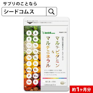 マルチビタミン&マルチミネラル 約1ヶ月分 送料無料 サプリ サプリメント 健康 美容 ビタミンA ビタミンB ビタミンC ビタミンD ビタミンE 葉酸 ナイアシン ミネラル カロテン 鉄 亜鉛 カルシウム マグネシウム 銅 ヨウ素