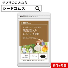 【約1ヶ月分】黒生姜入りにんにく卵黄+山人参カプセル《約1ヶ月分》【お試し/送料無料】【RCP】サプリ/にんにくサプリ【TB1-A2】【メンズ】【seedcoms_DEAL2】/D0818