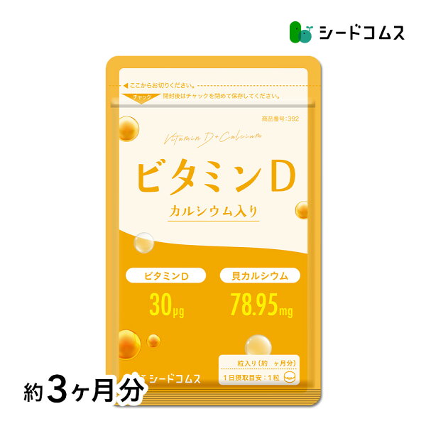 ビタミンD（約3ヶ月分）  サプリ サプリメント ビタミンD3 カルシウム 健康食品 健康 ビタミン ビタミンサプリメント 健康食品・サプリメント 栄養補助食品 栄養 元気 食事で不足 サポート マルチサプリ