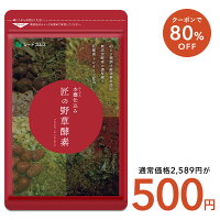 【本日最終日】【80%OFF】【500円】 匠の野草酵素サプリ 3ヶ月分 【送料無料】