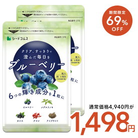 【2/4開始★タイムセールで1498円】ブルーベリー 約6ヶ月分 送料無料 サプリ サプリメント 健康 ブルーベリー ビルベリー メグスリノキ カシス クコシ アイブライト ビタミン アイケア ポリフェノール アントシニアン タンニン