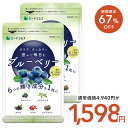 【10/4 20:00開始★タイムセールで1598円】ブルーベリー 約6ヶ月分 送料無料 サプリ サプリメント 健康 ブルーベリー …