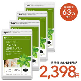 【1/15終了★タイムセールで2,398円】ギムネマ濃縮カプセル《約12ヶ月分 ネコポス送料無料 代引・日時指定不可 サプリ/ギムネマサプリ
