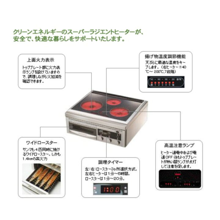 楽天市場】スーパーラジエントヒーター FG-750TW エムエフジー株式会社  