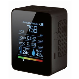 CO2濃度測定器 キレイさん 二酸化炭素濃度測定 温度計 湿度計 コンパクトサイズ