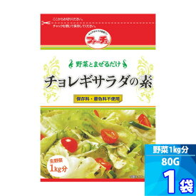 1袋【ファーチェ】 チョレギサラダの素 「80g」 野菜とまぜるだけ！韓国焼肉屋さんのチョレギサラダが簡単に作れる