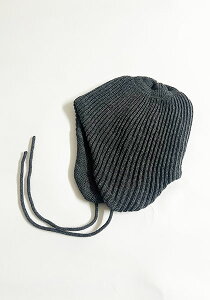 ROTOTO ���g�g | EAR FLAP BEANIE [D.GRAY]