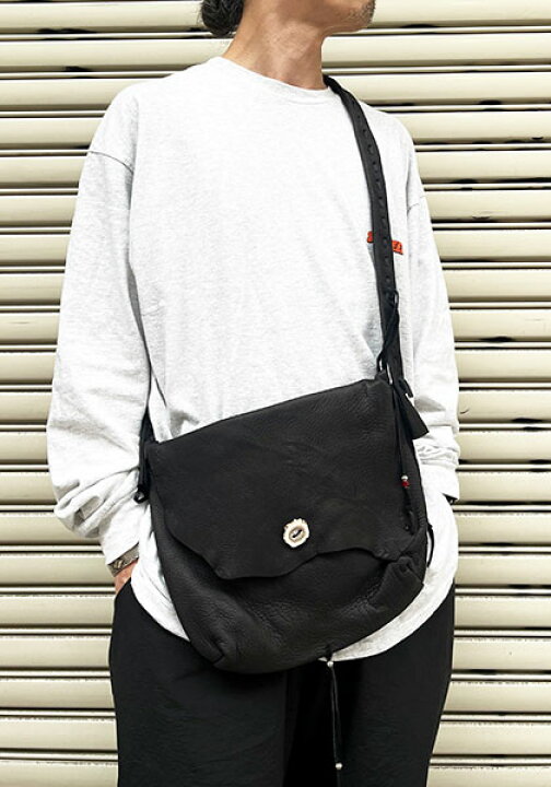 楽天市場】Nasngwam ナスングワム | DEARSKIN MESSENGER BAG / 鹿革  