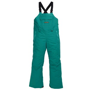 BURTONyo[gzLbY EFA KID'S SKYLAR BIB PANTyKizGREEN-BLUE SLATE