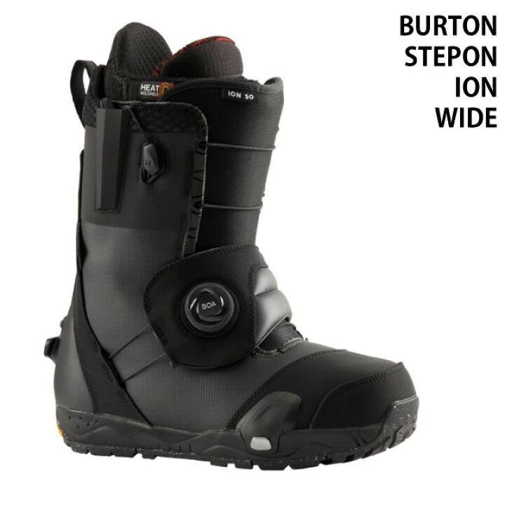 楽天市場】BURTON STEPON ION WIDE BOOTS MENS BLACK バートン 