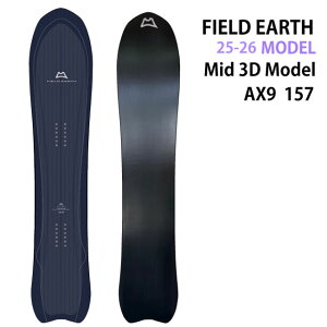 y\񏤕izFIELDEARTH ARTRIDE MID3D LINE AX9 157cm@tB[hA[XG[GbNXXiC 2025-26f