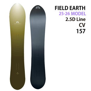 y\񏤕izFIELDEARTH ARTRIDE 2.5D LINE CV 157cm@tB[hA[XA[gChV[uC 2025-26f